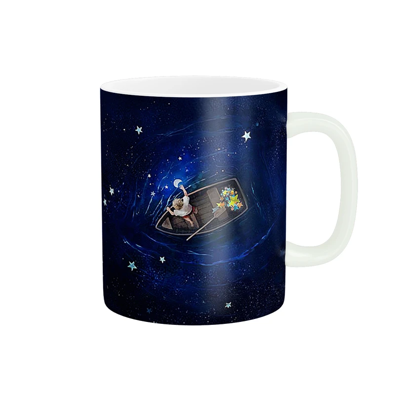 ماگ پاد آفرین مدل قایق سواری در شب زیبا کد 804