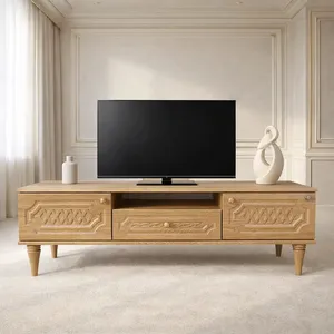 میز تلویزیون آرچین چوب مدل صدف  مناسب برای تلویزیون تا 55 اینچ