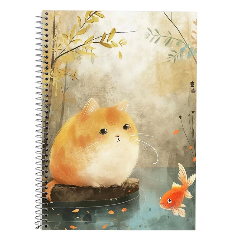 دفتر لغت 50 برگ مدوپد طرح سگ و گربه کد DF17314