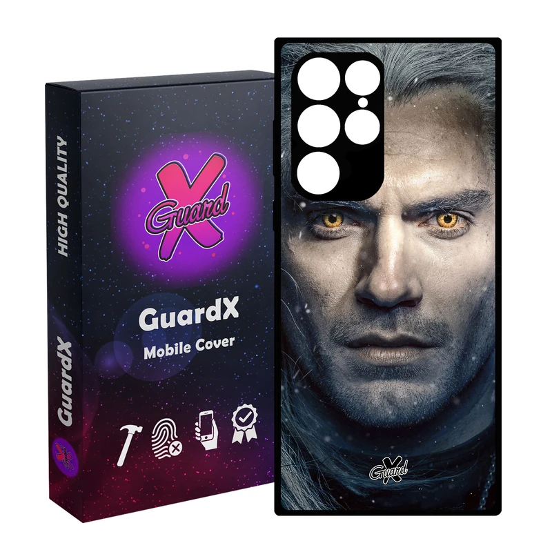 کاور گارد ایکس طرح Witcher مدل Glass10177 مناسب برای گوشی موبایل سامسونگ Galaxy S23 Ultra