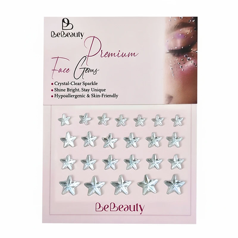 نگین صورت بی‌بیوتی مدل استارلایت ستاره بسته 24 عددی