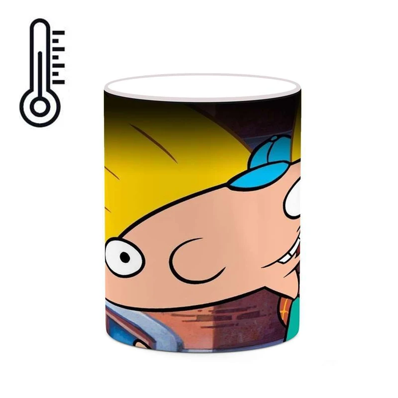 ماگ حرارتی کاکتی مدل کارتون Hey Arnold! کد mgh22673
