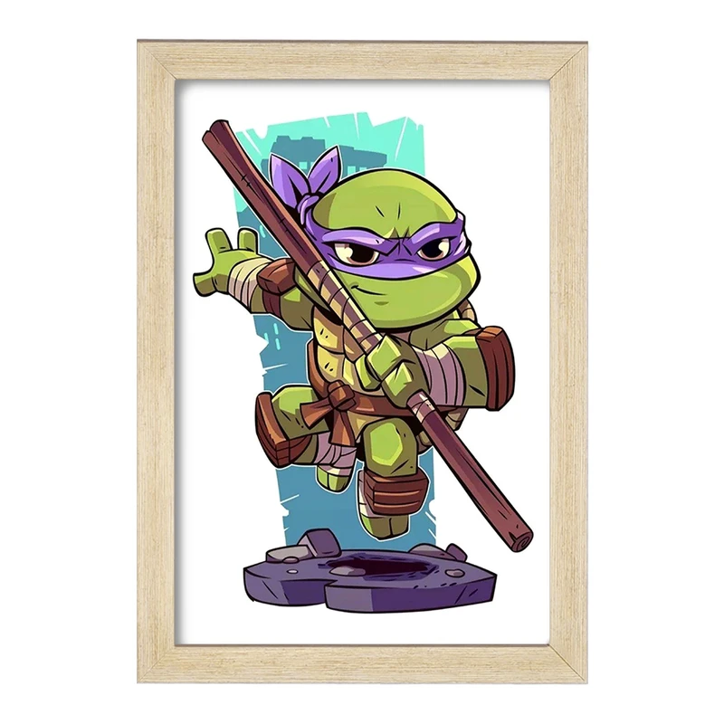 تابلو خندالو مدل داناتلو لاکپشت های نینجا  کد 13208