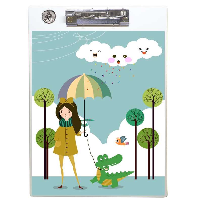 تخته شاسی طه چوب مدل Crocodile01 سایز A4