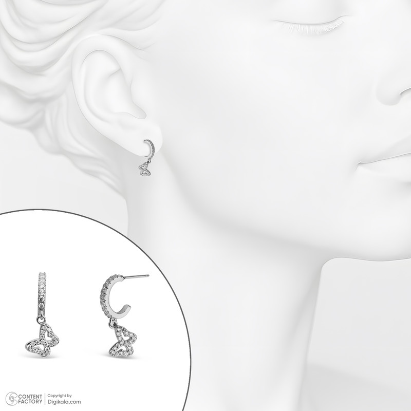 گوشواره میخی نقره زنانه مایا ماهک مدل MSE172 گوشواره میخی نقره زنانه مایا ماهک مدل MSE172