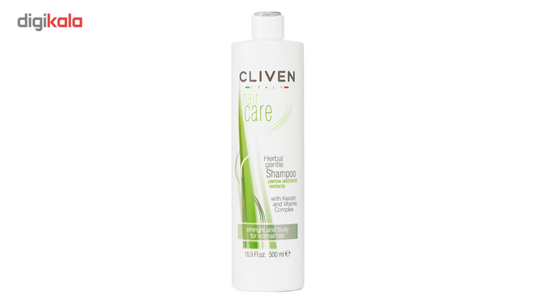 شامپو کراتینه کلیون مدل Yarrow And Birch Extracts حجم 500 میلی لیتر مناسب موهای معمولی