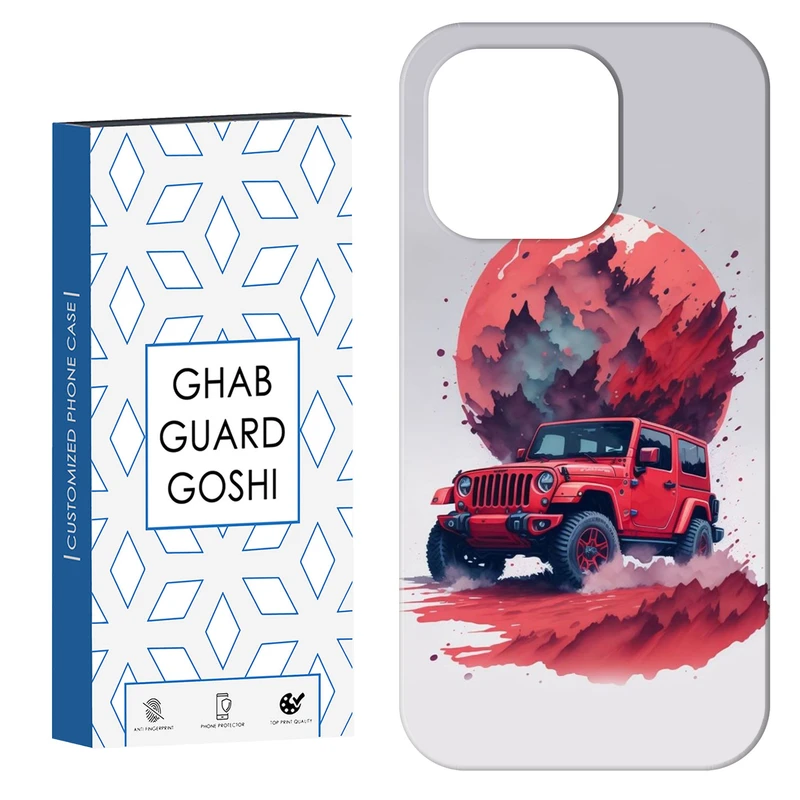 کاور قاب گارد گوشی طرح ماشین کد Dimo-147 مناسب برای گوشی موبایل اپل IPHONE 15 PRO MAX   
