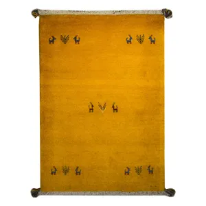 گبه دستباف عشایری یک متری کد 1377