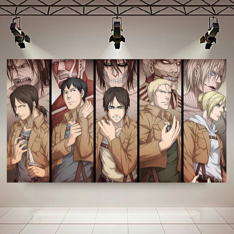 تابلو شاسی طرح انیمه مدل Attack on TITAN کد AR9215