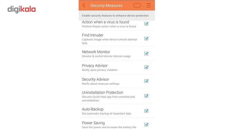 آنتی ویروس اندروید توتال سکیوریتی کوییک هیل - 1 ساله عکس شماره 14