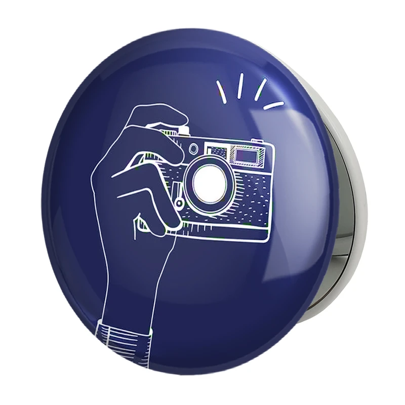 آینه جیبی خندالو طرح دوربین مدل تاشو کد 1723 