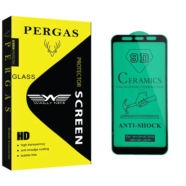 محافظ صفحه نمایش سرامیکی وایلی نایس مدل Pergas Glass مناسب برای گوشی موبایل سامسونگ Galaxy A7 2018/A750