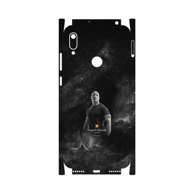 برچسب پوششی ماهوت مدل Dwayne Johnson-FullSkin مناسب برای گوشی موبایل هوآوی Y6 Prime 2019