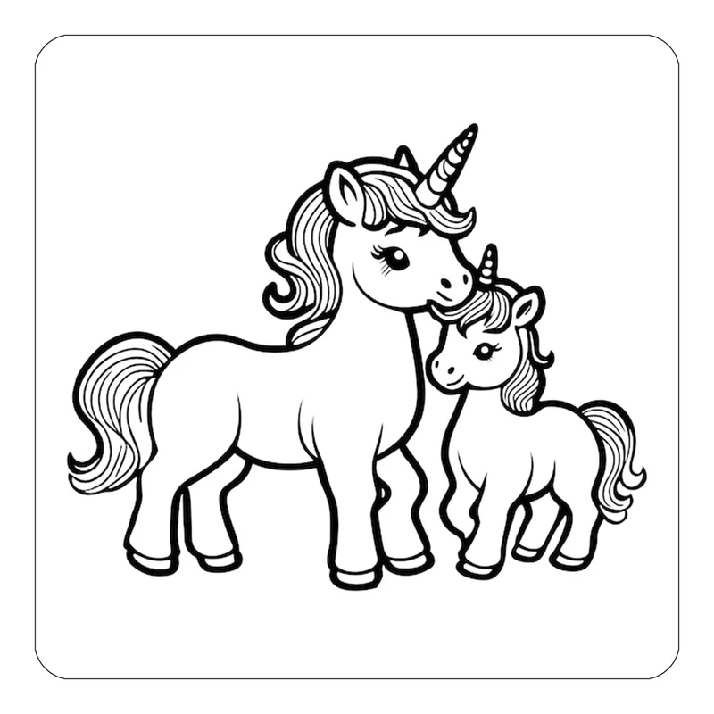 مگنت کاکتی طرح اسب تک شاخ و یونیکورن مدل mp32494