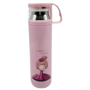 فلاسک کیدتونز طرح دختر کد KKF-097 ظرفیت 500 میلی لیتر