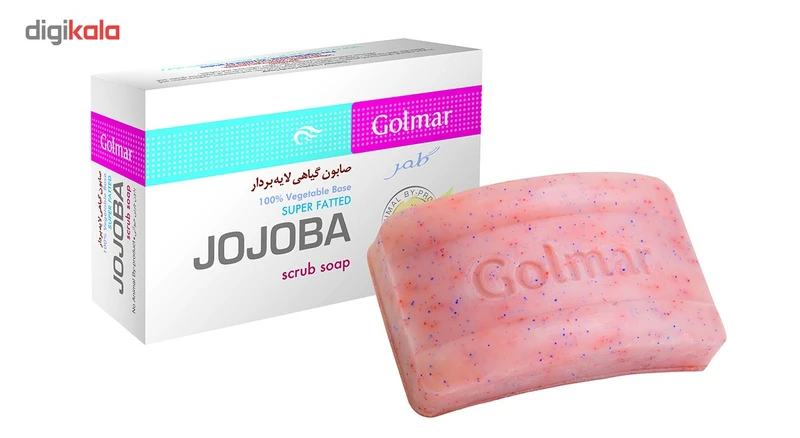 عکس شماره 2 : صابون لایه بردار گلمر مدل jojoba مقدار 90 گرم