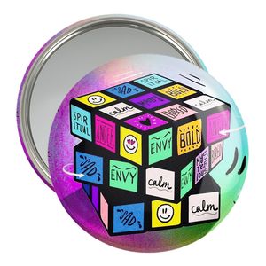 آینه جیبی خندالو مدل مکعب روبیک کد 27813