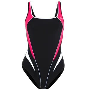 مایو دخترانه آکوا اسفیر مدل Elena Black Bright Pink