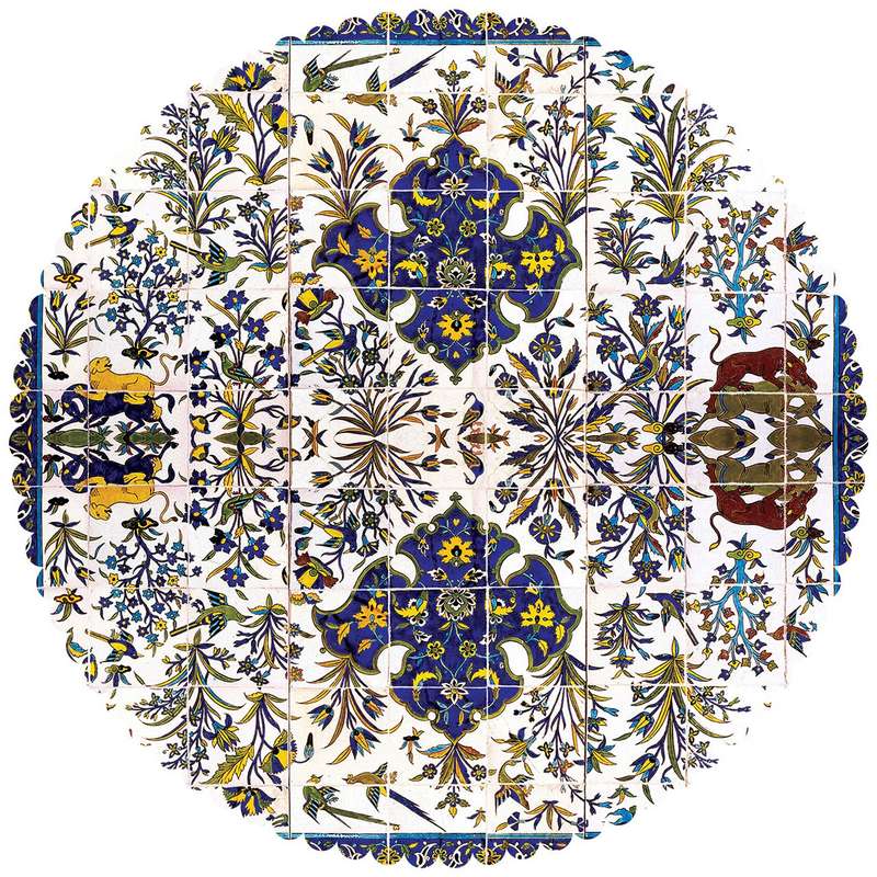 رومیزی رنس مدل T2-42021 سایز 90x95 سانتی متر