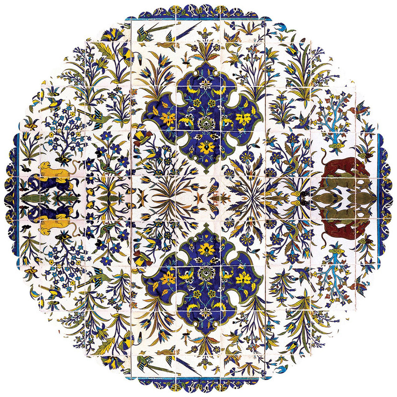 رومیزی رنس مدل T2-42021 سایز 90x95 سانتی متر