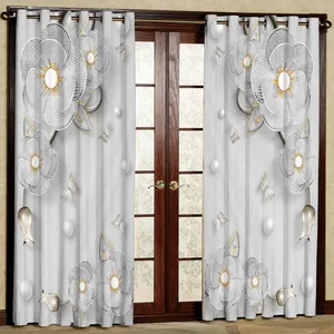  پرده مدل مروارید هازان پانچی کد 4577 سایز 140x200 سانتی متر