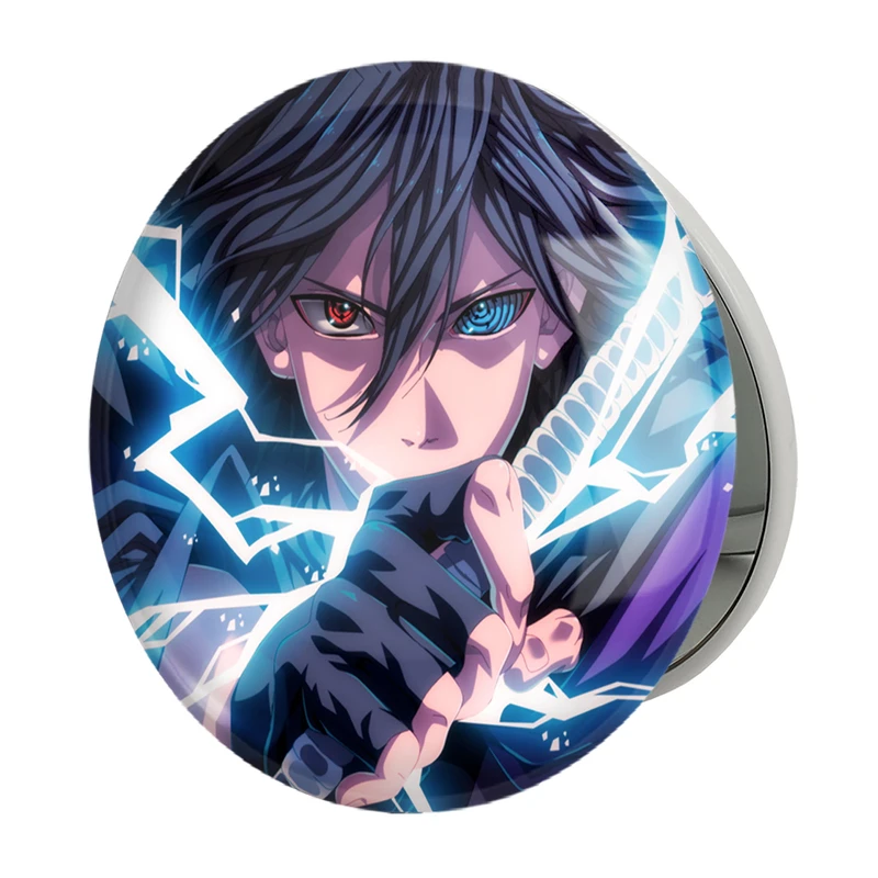 آینه جیبی خندالو طرح ساسکه اوچیها انیمه ناروتو Naruto مدل تاشو کد 11262 