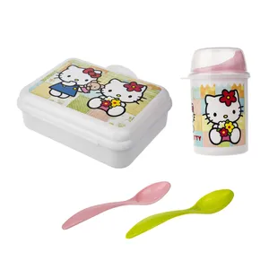 ست 4 تکه غذاخوری کودک بلو بیبی مدل Hello Kitty M00