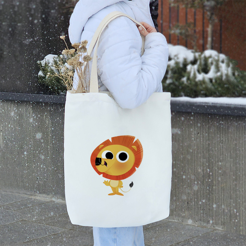 ساک خرید خندالو مدل شیر بامزه کد H1672