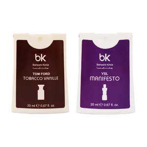عطر جیبی بی کی مدل مانیفستو و تام فورد حجم 20 میلی لیتر  مجموعه 2 عددی