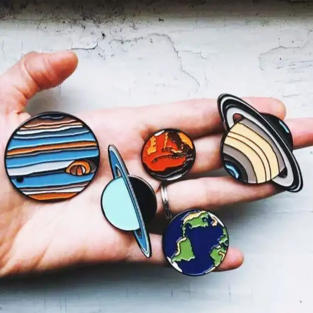 استیکر لبتاب طرح سیاره کد 059 مجموعه 9 عددی