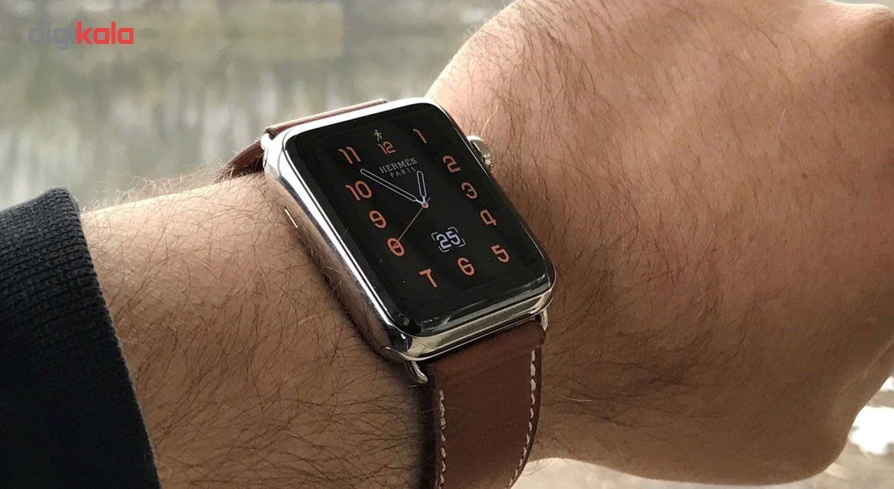 fauve barenia leather single tour deployment buckle