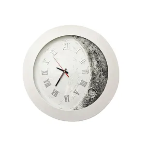 ساعت دیواری مدل حلال ماه طرح ال ای دی دار