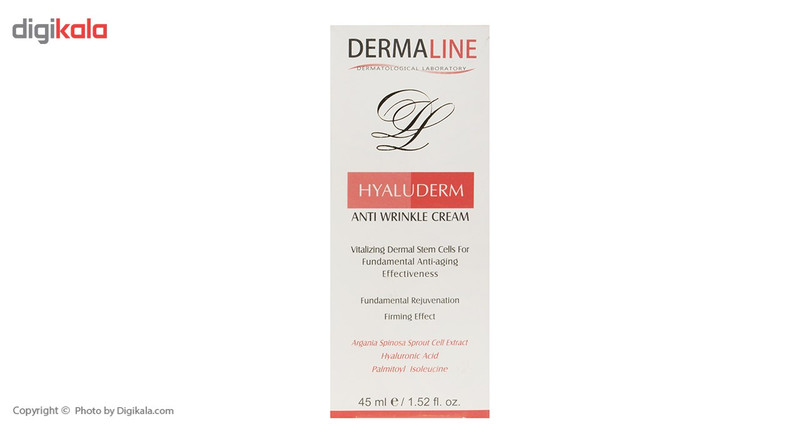 کرم ضد چروک درمالاین مدل Hyaluderm حجم 45 میلی لیتر