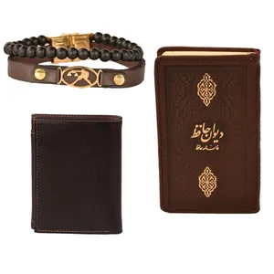 ست هدیه طرح تولد مهر  کهن چرم  مدل m112- 7