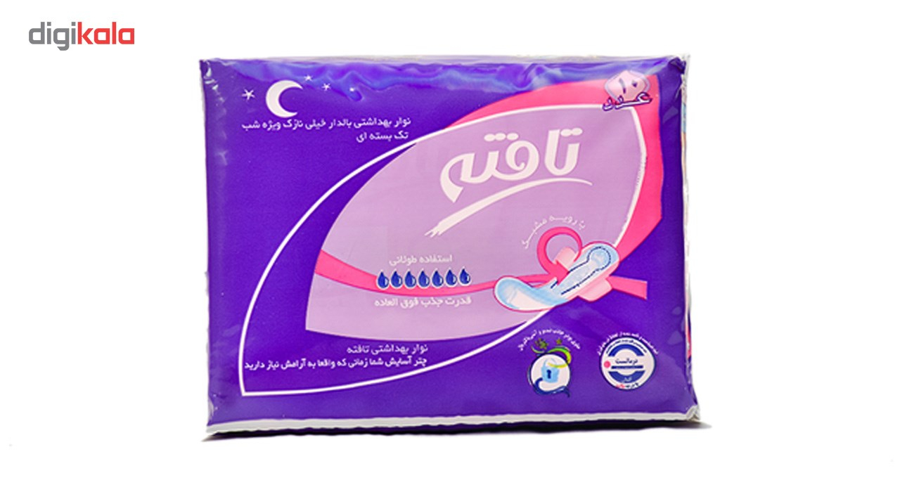 نوار بهداشتی شب تافته مدل Ultra thin بسته 10 عددی