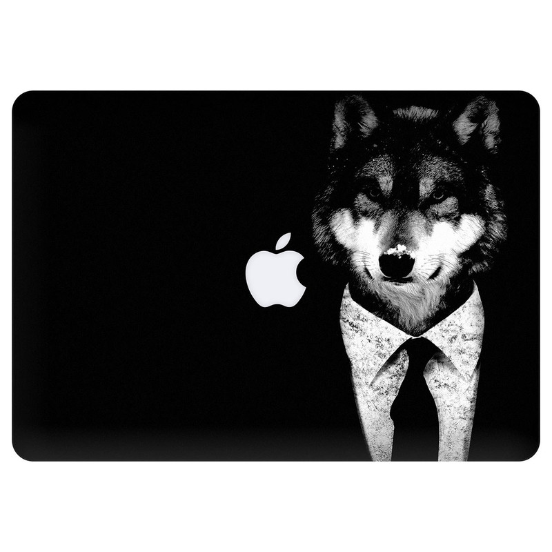 برچسب تزئینی ونسونی مدل Mr Wolf مناسب برای مک بوک پرو 13 اینچی