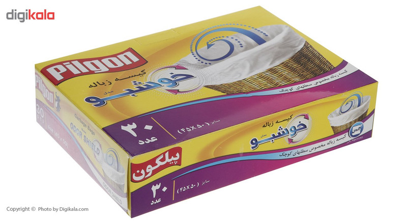 کیسه زباله پیلگون مدل Khoshboo بسته 30 عددی