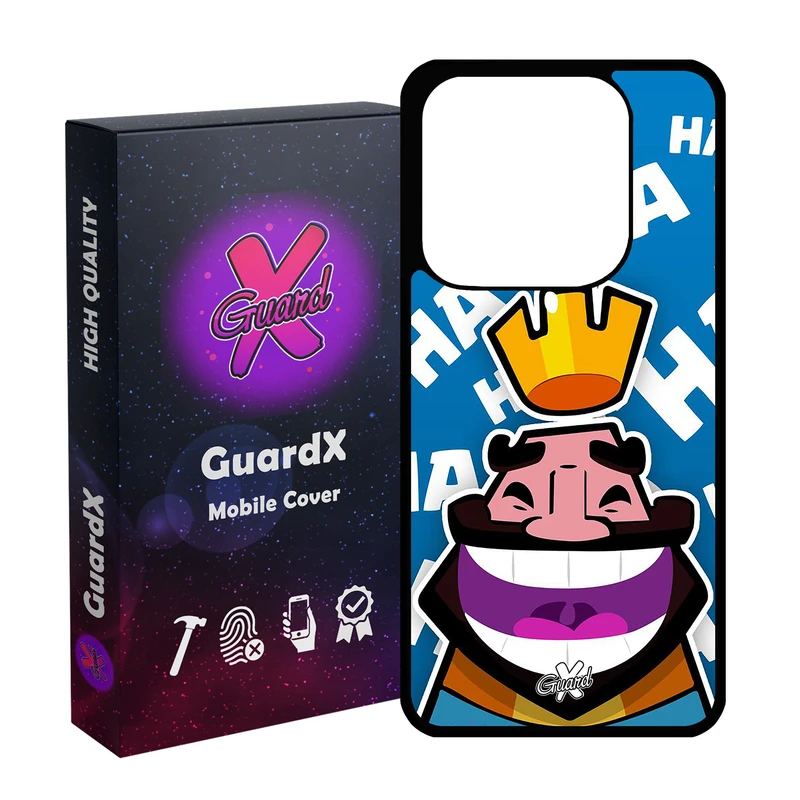کاور گارد ایکس طرح Clash Royale مدل 10036 مناسب برای گوشی موبایل شیائومی Redmi Note 14 4G