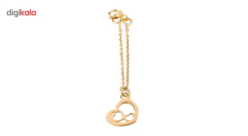 آویز ساعت طلا 18 عیار اسنوگلد کد 15002