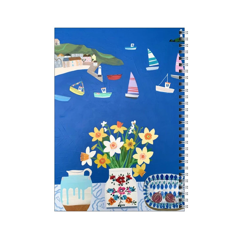 دفتر مشق 50 برگ بامبیلیپ طرح منظره کنار ساحل  کد 7431831