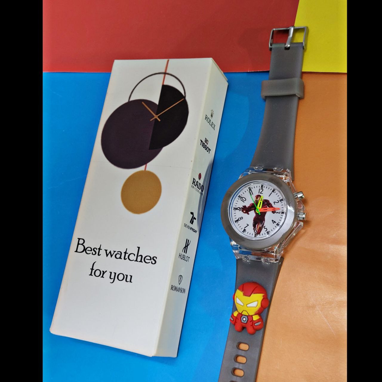 ساعت مچی عقربه ای بچگانه مدل چراغدار 03 ساعت مچی عقربه ای بچگانه مدل چراغدار 03