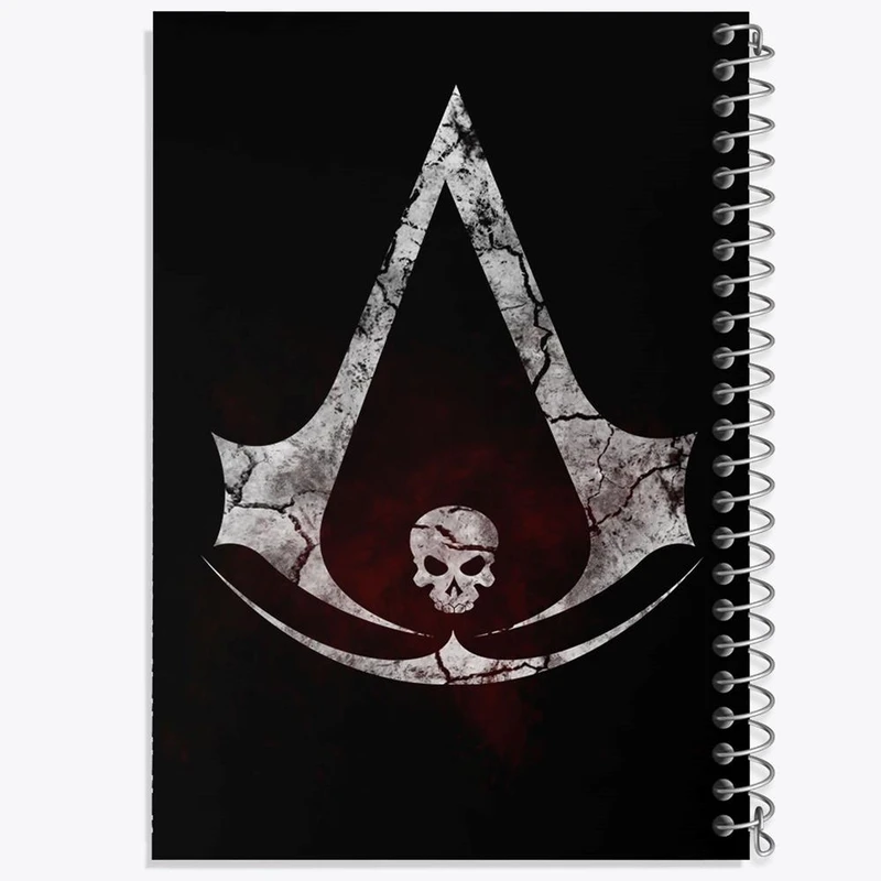 دفتر نت موسیقی 50 برگ خندالو مدل بازی اساسینز کرید Assassins Creed کد 27938