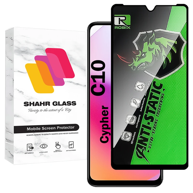 محافظ صفحه نمایش شهر گلس مدل ROBIXS مناسب برای گوشی موبایل سایفر C10
