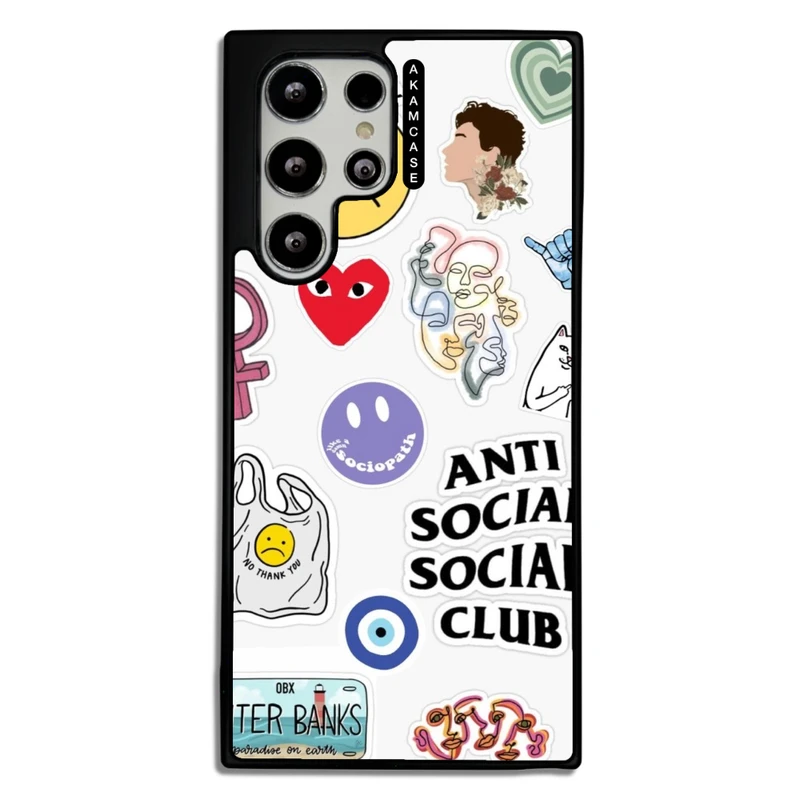 کاور آکام مدل AMCWSGS22U-GOOD VIBES10 مناسب برای گوشی موبایل سامسونگ Galaxy S22 Ultra