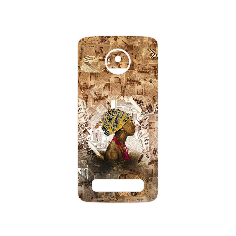 برچسب پوششی ماهوت مدل Collage of African Women مناسب برای گوشی موبایل موتورولا Moto Z