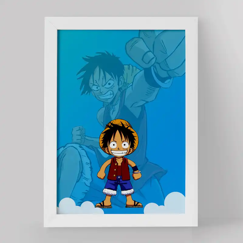 تابلو خندالو مدل لوفی انیمه وان پیس One Piece کد 17257