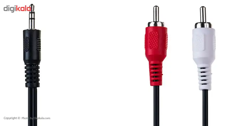 کابل تبدیل جک 3.5 میلی متری به دو RCA ای فور نت مدل AUX-201 طول 1.5 متر