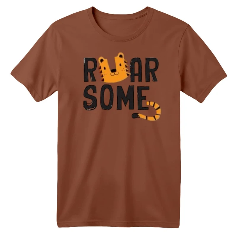 تی شرت آستین کوتاه بچگانه مدل ببر کد ۲۳