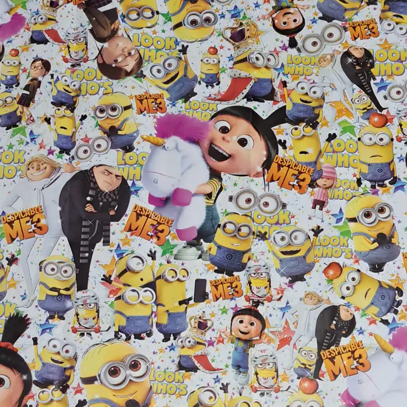 کاغذ کادو مدل مینیون کد 2015 بسته 4 عددی