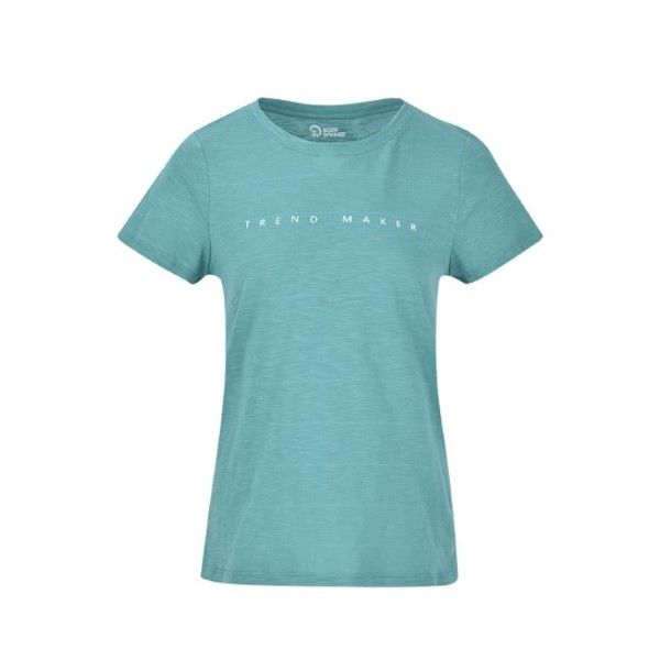 تی شرت آستین کوتاه زنانه بادی اسپینر مدل 1294 کد 1 رنگ سبز -  - 1